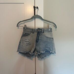 Denim Distressed Women Shorts